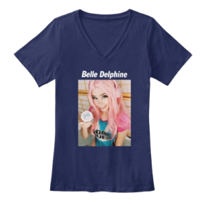 Belle Delphine Navy Blue T Shirt